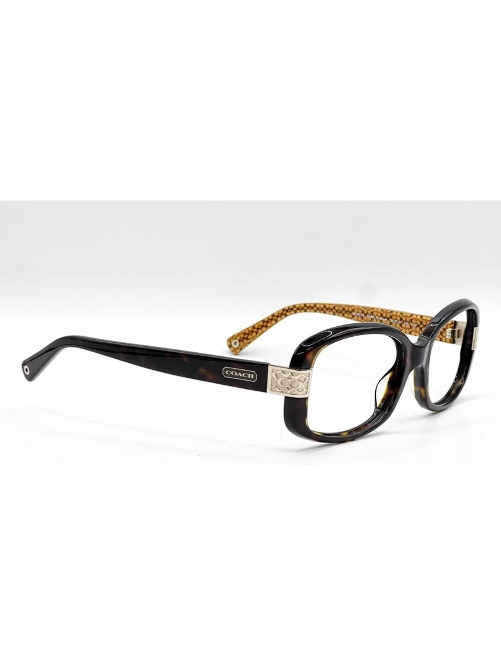 Coach Hc 8003 5033/13 Dark Tortoise Authentic Eyeglasses 55-18-135